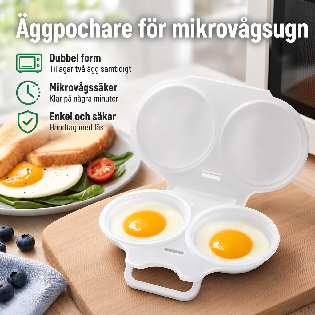 Äggpochare för mikrovågsugn